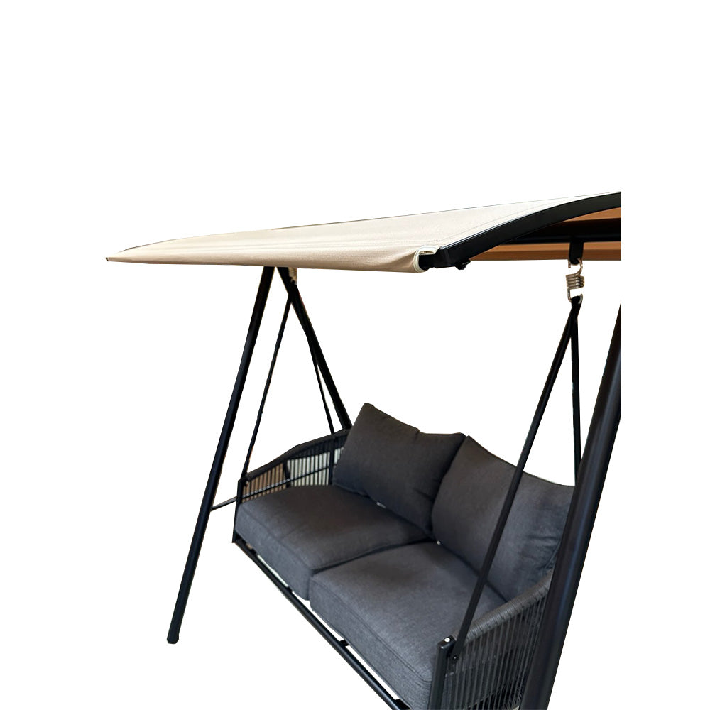 Replacement Canopy for 2 Seater Lawson Ridge Swing - RipLock 350 - Slate Gray