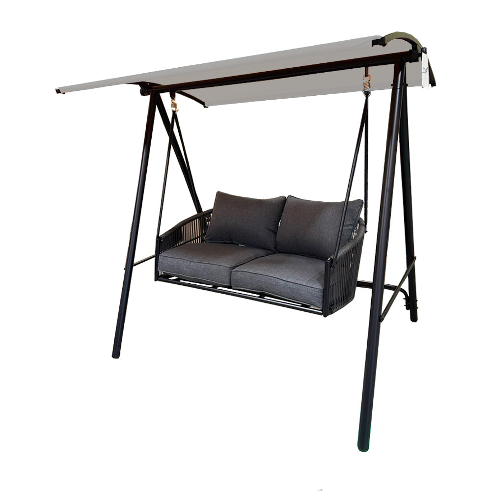 Replacement Canopy for 2 Seater Lawson Ridge Swing - RipLock 350 - Slate Gray