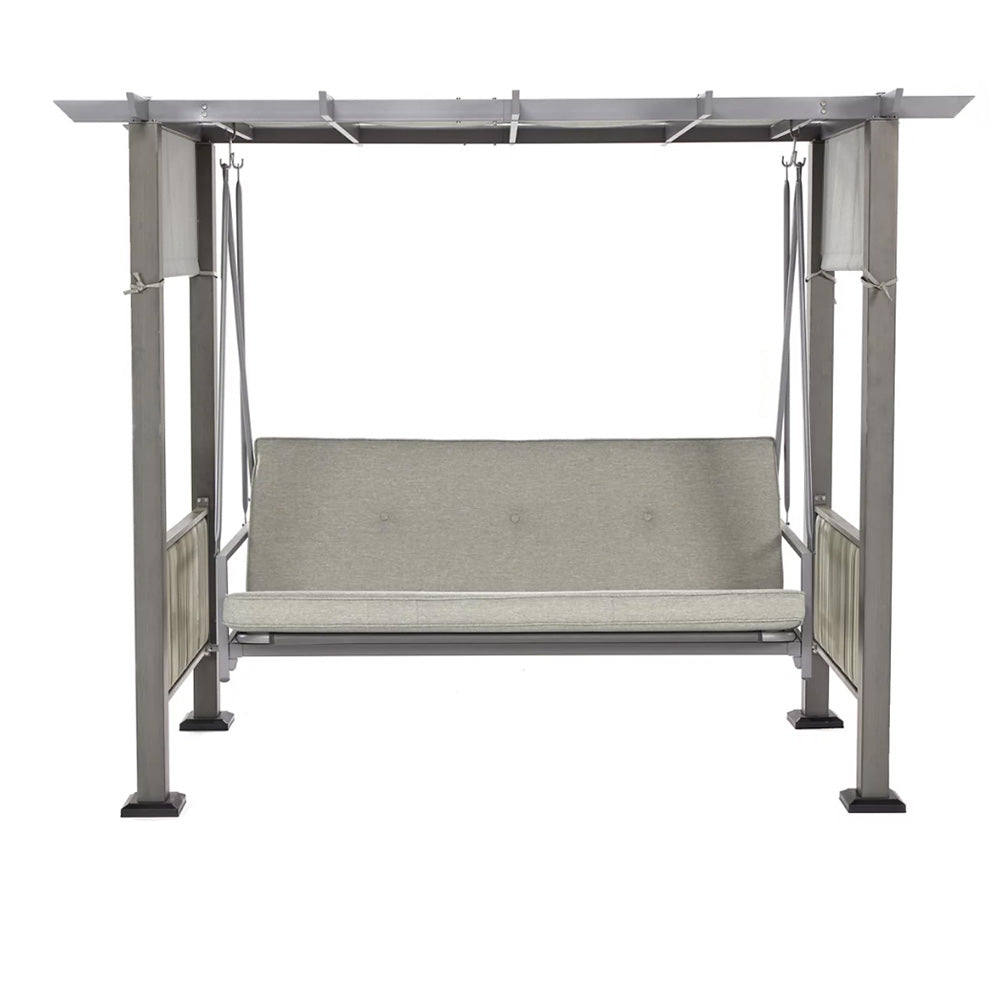 Replacement Canopy for Wiltshire Wicker Patio Pergola Daybed Swing - RipLock 350 - Slate Gray