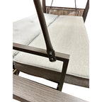 Replacement Canopy for Wiltshire Wicker Patio Pergola Daybed Swing - RipLock 350 - Slate Gray