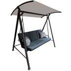 Replacement Canopy for Living Accents 3 Person Steel Bench Swing - RipLock 350 - Slate Gray