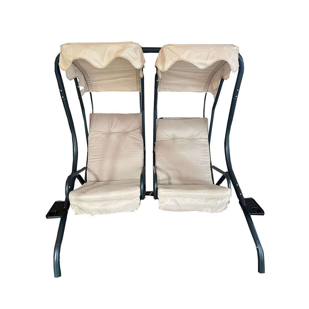 Replacement Canopy for Outsunny 2 Separate Seat Glider Swing - RipLock 350