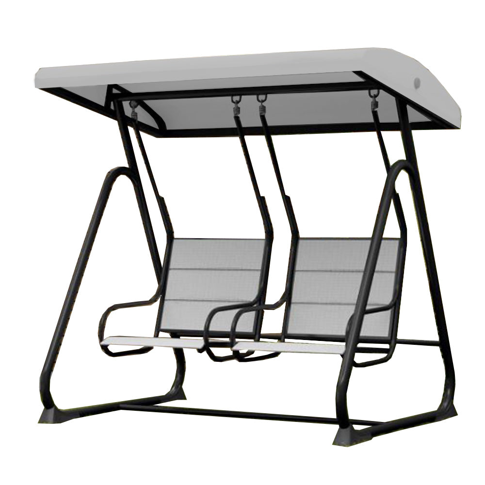 Replacement Canopy for East Oak 2 Person Swing - RipLock 350 - Slate Gray