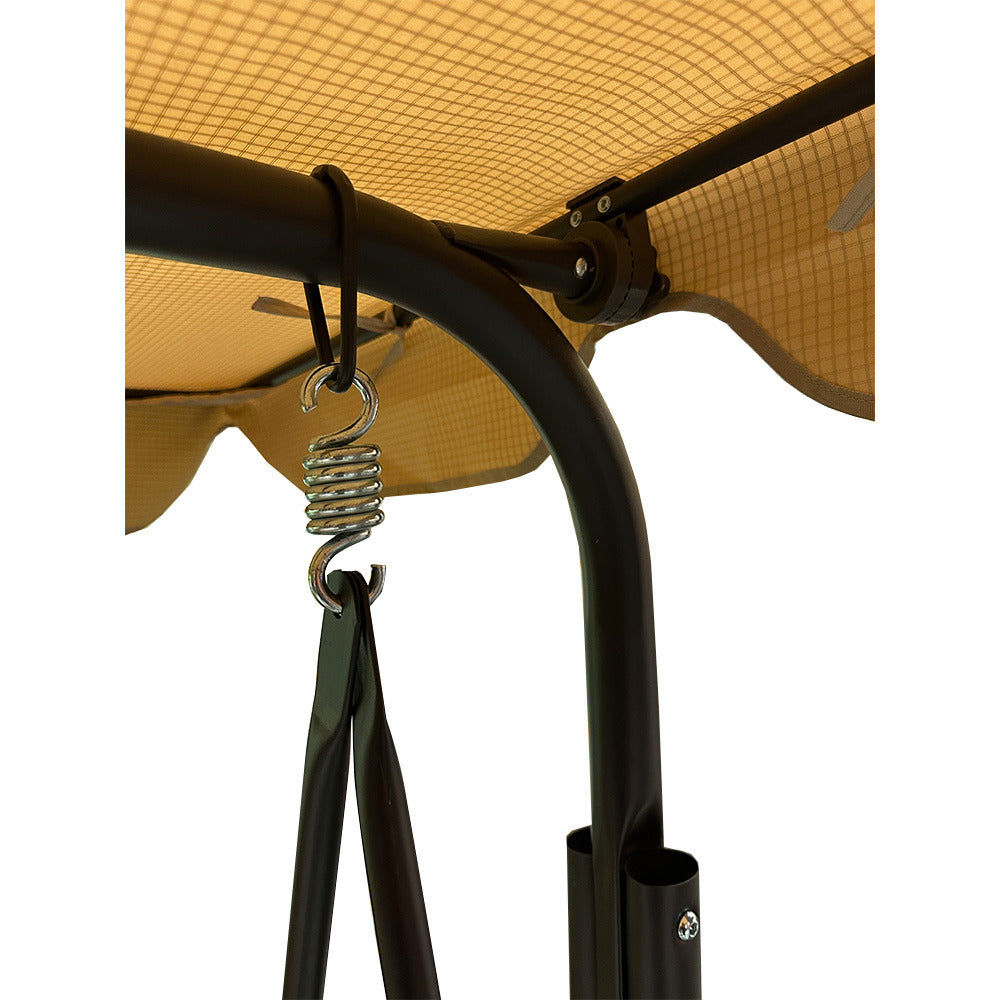 Replacement Canopy for Best Choice 2 Person Flat Roof Patio Swing – RipLock 350