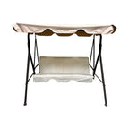 Replacement Canopy for Best Choice 2 Person Flat Roof Patio Swing – RipLock 350