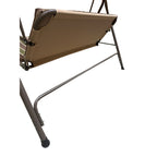 Replacement Canopy for Kozyard Alicia Patio Swing - RipLock 350 – Slate Gray