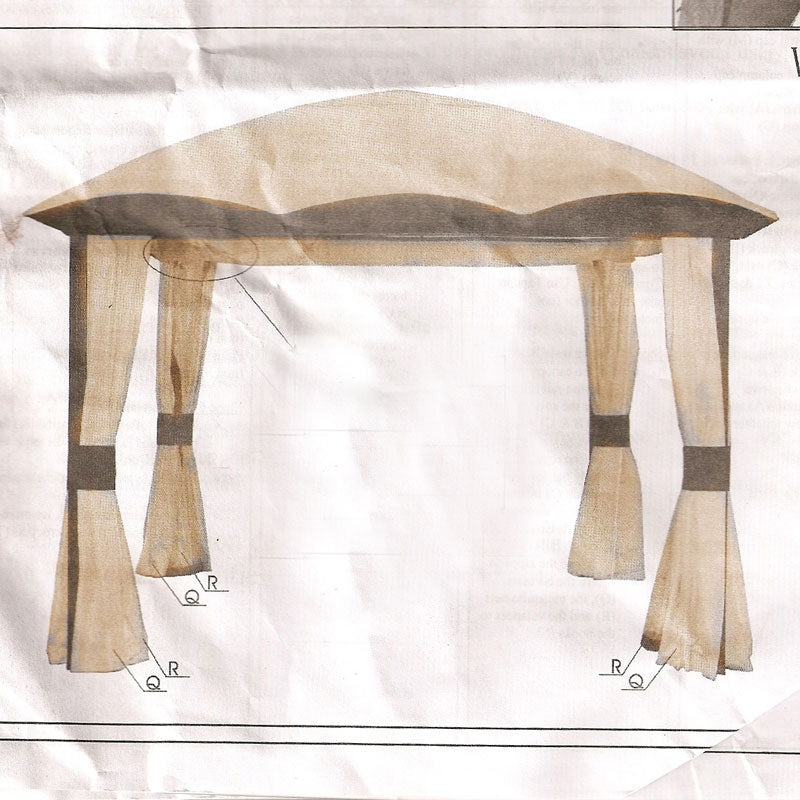 Replacement Canopy for Umbrella Dip Gazebo - RIPLOCK 350
