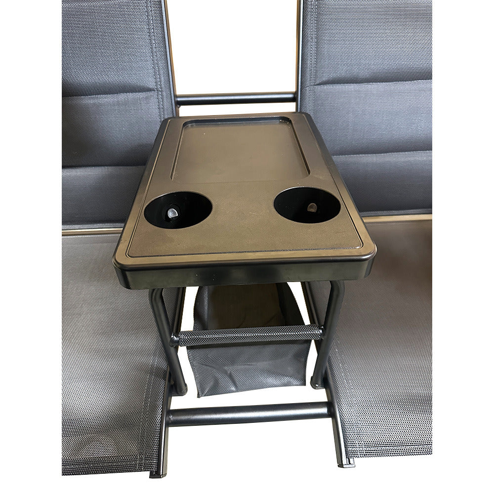 Replacement Canopy for Mainstays Dashwood 2 Seat Steel Swing- RipLock 350 - Slate Gray