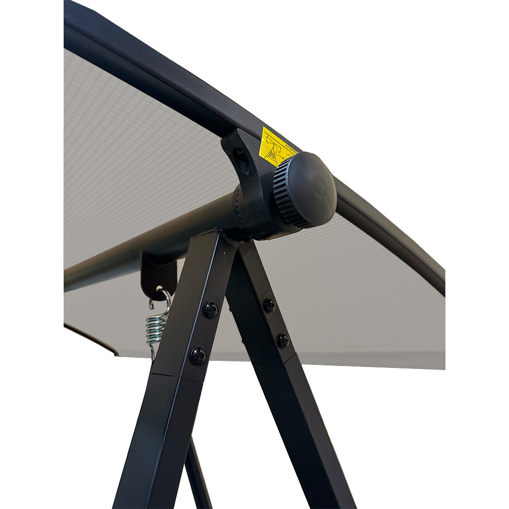 Replacement Canopy for Mainstays Dashwood 2 Seat Steel Swing- RipLock 350 - Slate Gray
