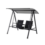 Replacement Canopy for Mainstays Dashwood 2 Seat Steel Swing- RipLock 350 - Slate Gray