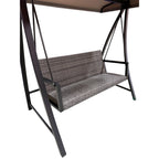 Replacement Canopy for Agio Luna Woven Patio Swing - RipLock 350 - Slate Gray