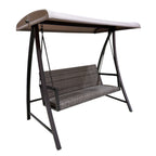 Replacement Canopy for Agio Luna Woven Patio Swing - RipLock 350 - Slate Gray