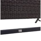 Replacement Canopy for Agio Luna Woven Patio Swing - RipLock 350 - Slate Gray