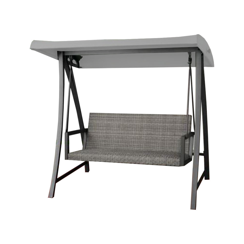 Replacement Canopy for Agio Luna Woven Patio Swing - RipLock 350 - Slate Gray