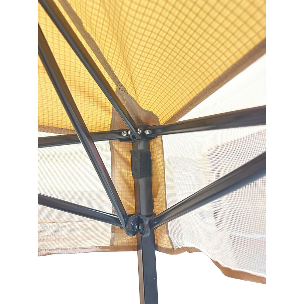 Replacement Canopy for Eagle Peak Base 8' X 8', Canopy Top 6' X 6' Slant Leg Pop Up - RipLock 350 - Slate Gray