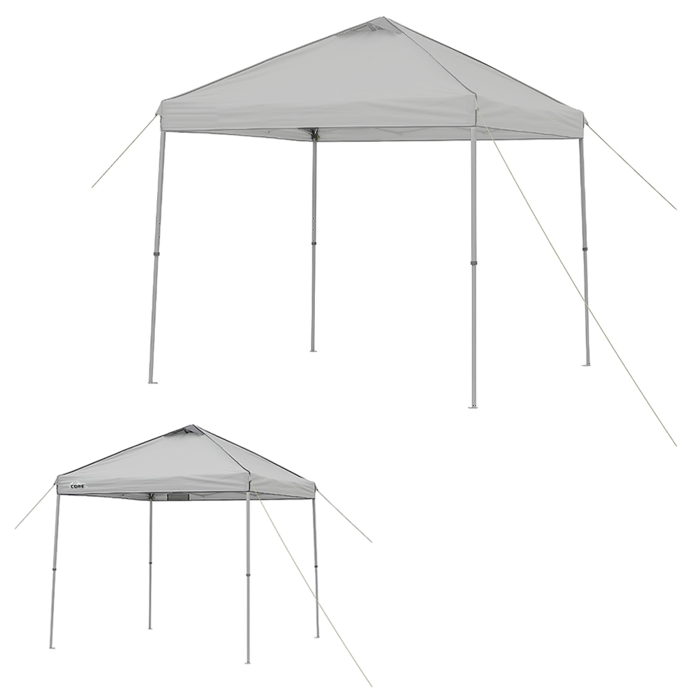 Replacement Canopy for Core 8' X 8' Instant Straight Leg Pop Up - RipLock 350 - Slate Gray