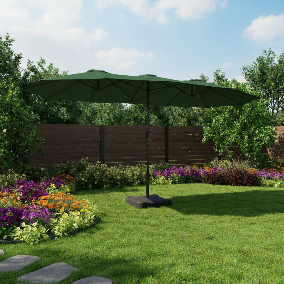 boscov patio umbrella PatioKingdom 9FT Outdoor Umbrella, Autotilt Bunny Williams was inspired by the scalloped Mughal arches of India Outdoor Shade | Umbrellas, Gazebos,