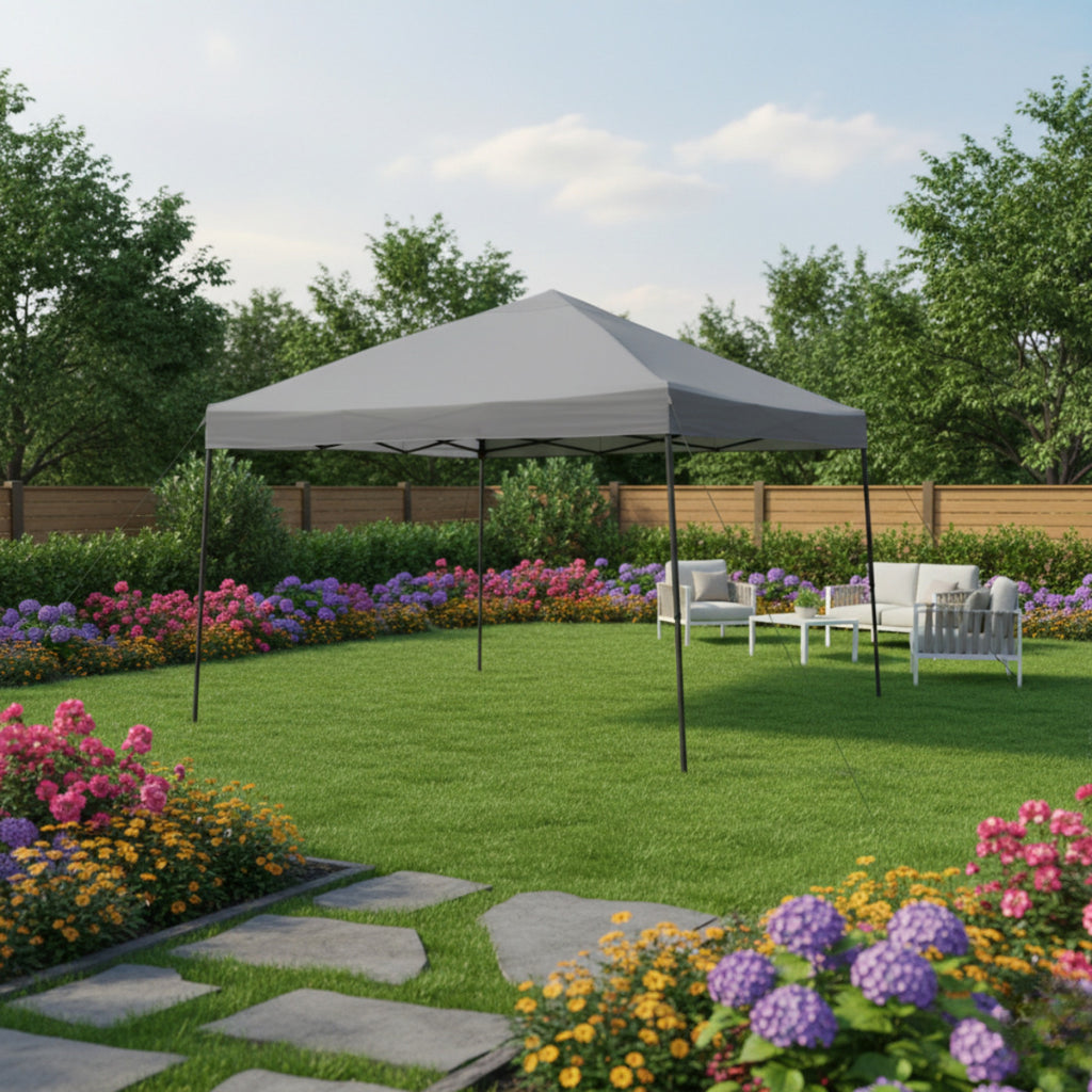 Replacement Canopy for Ozark Trail 30726 12' X 12' Pop Up - Slate Gray, RipLock 350