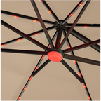 Replacement Canopy for SunVilla 11' Solar Umbrella - RipLock 500