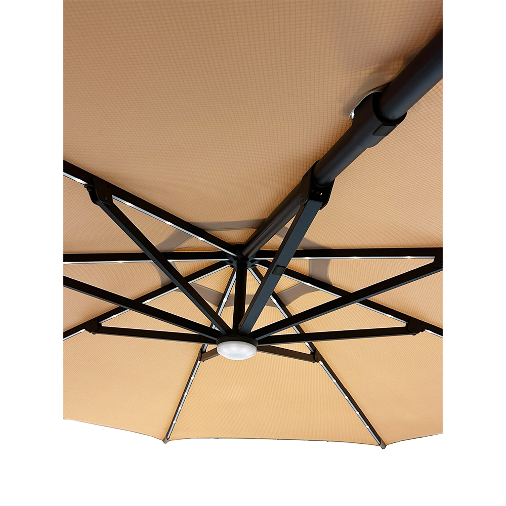 Replacement Canopy for SunVilla 11' Solar Umbrella - RipLock 500