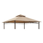 Replacement Canopy for 5LGZ2001-PU, 272-0648 13' x 10' Gazebo - Beige, RipLock 350