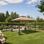 Replacement Canopy for 5LGZ2001-PU, 272-0648 13' x 10' Gazebo - Beige, RipLock 350