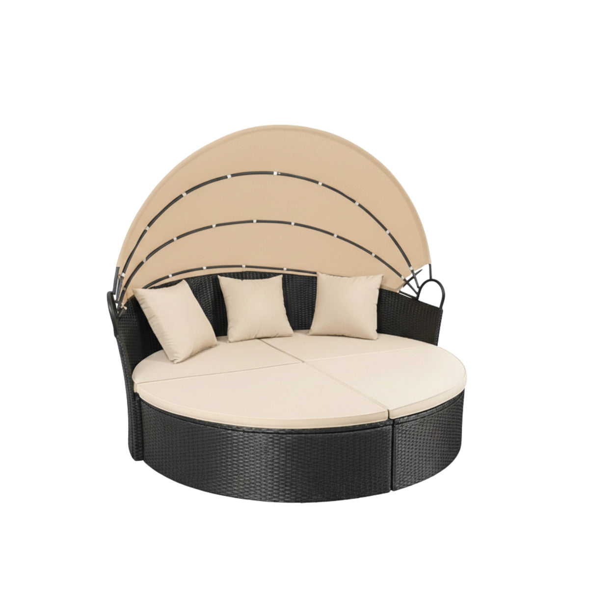 Replacement Canopy for Devoko Homall Lacoo Gatun MY02015 66" Outdoor Daybed - Beige, RipLock 350