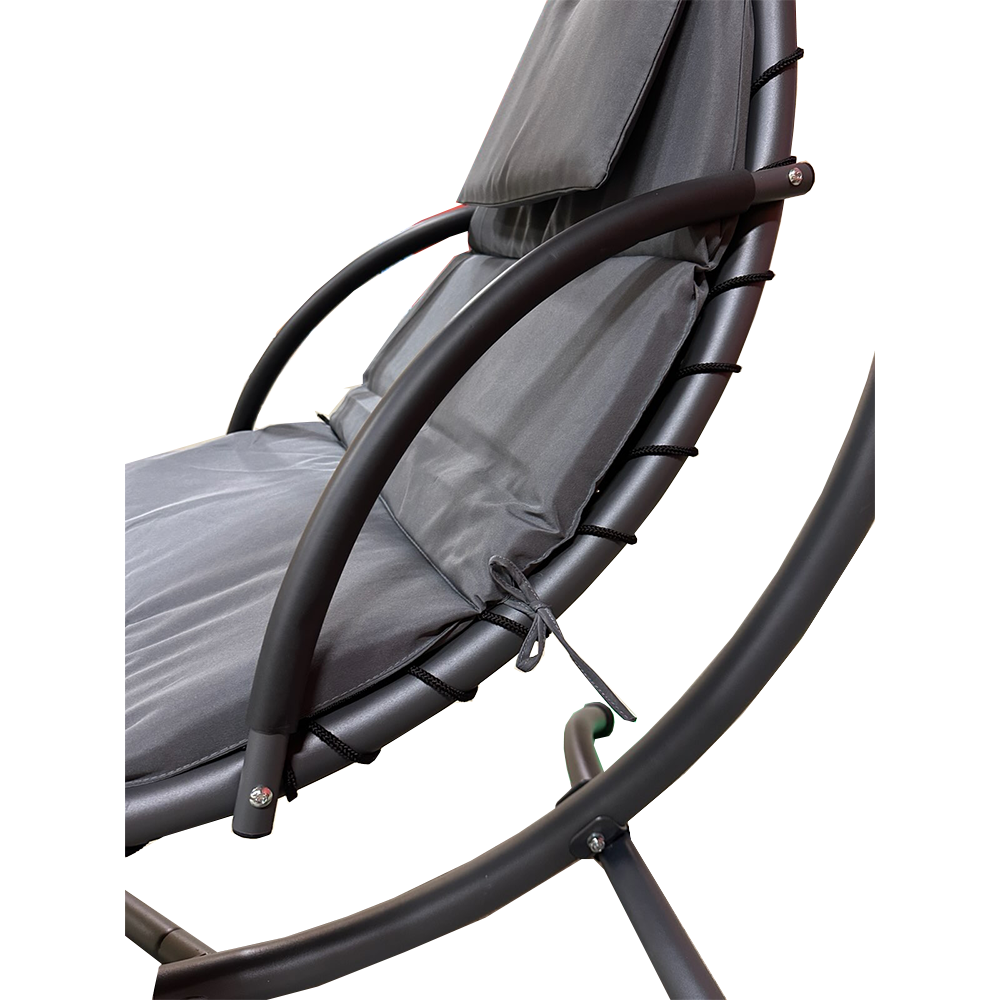 Replacement Canopy for Best Choice Products Hanging Curved Chaise Lounge Chair - RipLock 350, True Navy