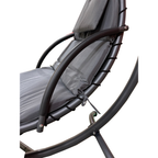 Replacement Canopy for Best Choice Products Hanging Curved Chaise Lounge Chair - RipLock 350, True Navy