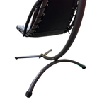 Replacement Canopy for Best Choice Products Hanging Curved Chaise Lounge Chair - RipLock 350, True Navy