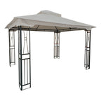 Replacement Canopy for Happatio Egeiroslife 10' x 12' Gazebo - RipLock 350 - Slate Gray