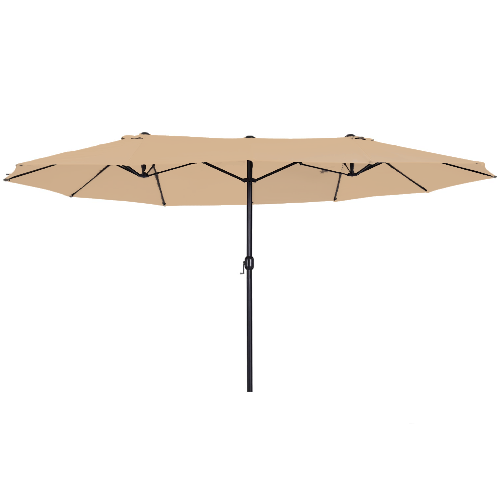 Replacement Canopy for Outsunny 15' Double Sided Umbrella - RipLock 350