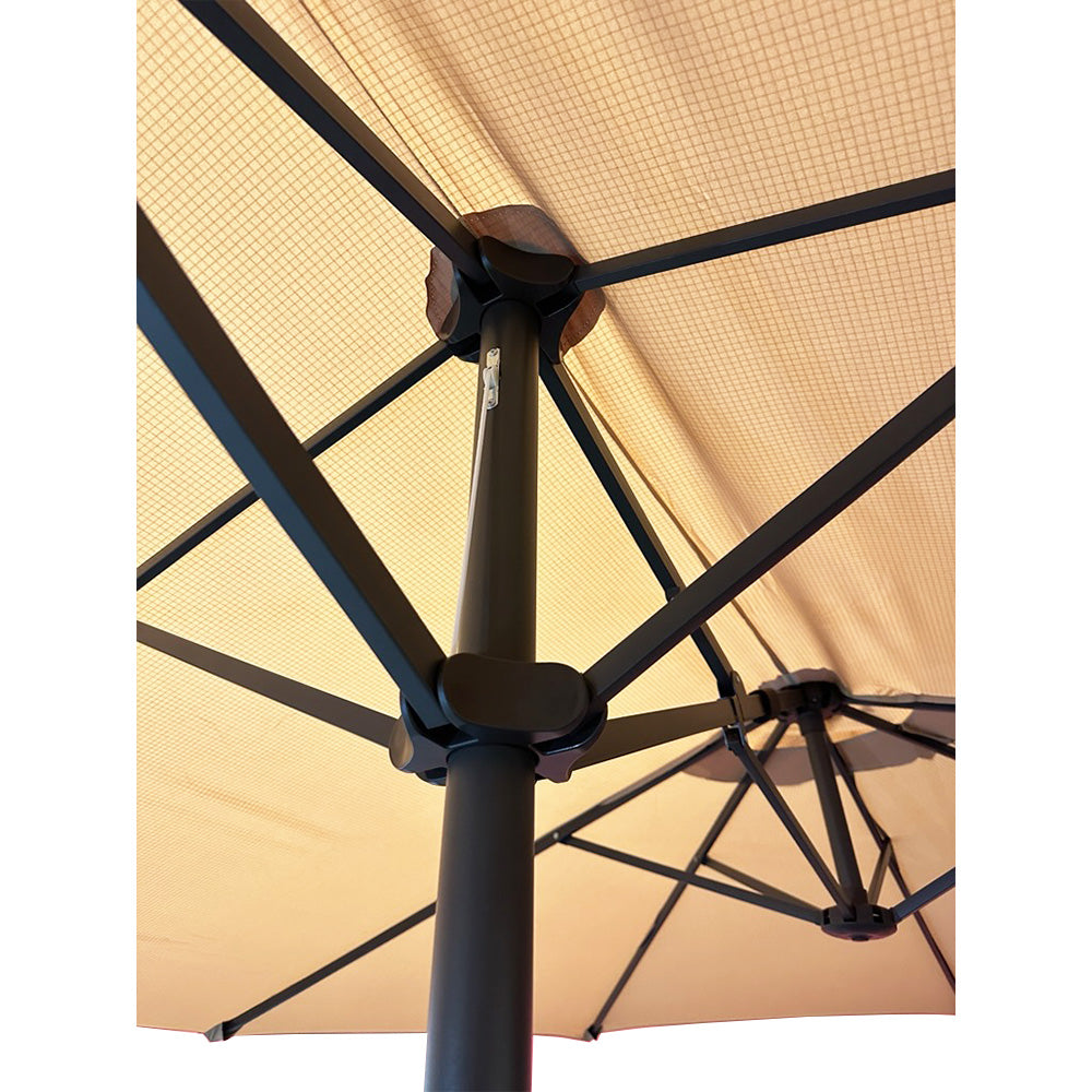 Replacement Canopy for Outsunny 15' Double Sided Umbrella - RipLock 350