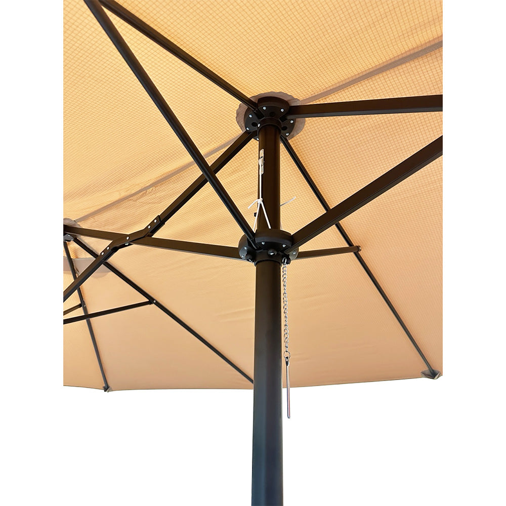 Replacement Canopy for Tangkula 15' Double Sided Patio Umbrella - RipLock 350