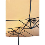 Replacement Canopy for Outsunny 15' Double Sided Umbrella - RipLock 350
