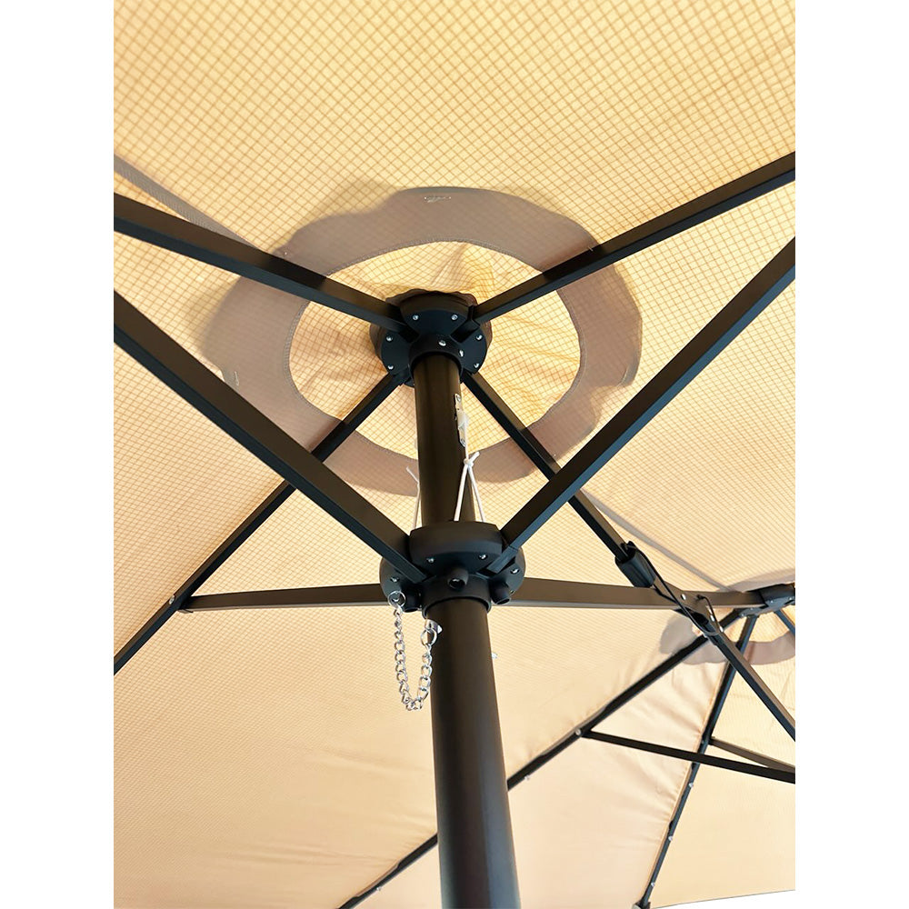 Replacement Canopy for Sophia & William Costway 15' Triple Patio Umbrella - RipLock 350