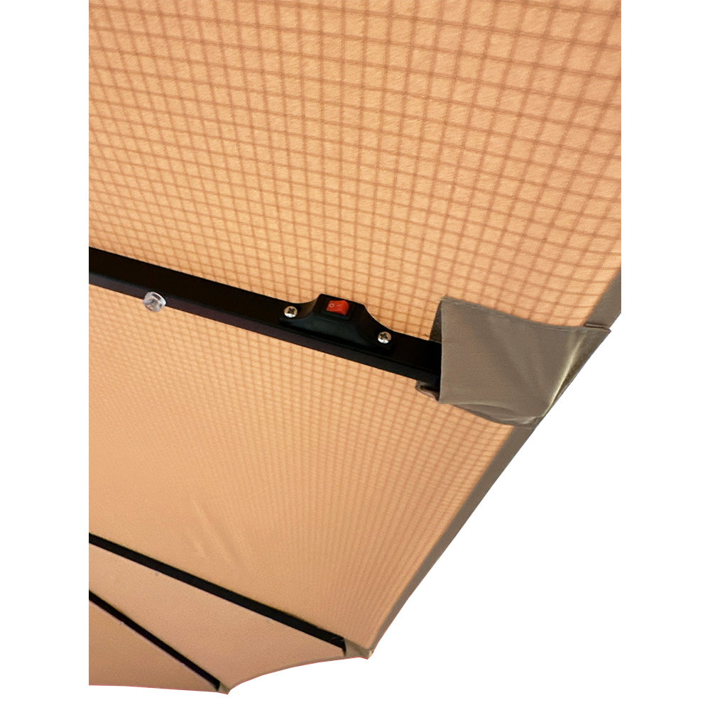 Replacement Canopy for Sophia & William Costway 15' Triple Patio Umbrella - RipLock 350