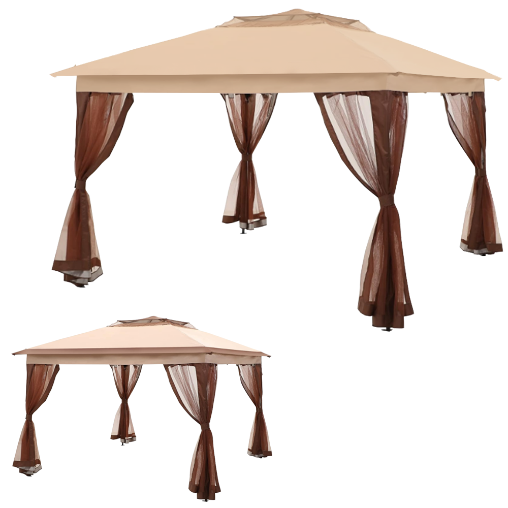 Replacement Canopy for Phi Villa 11' X 11' Pop Up Portable Instant Gazebo - RipLock 350
