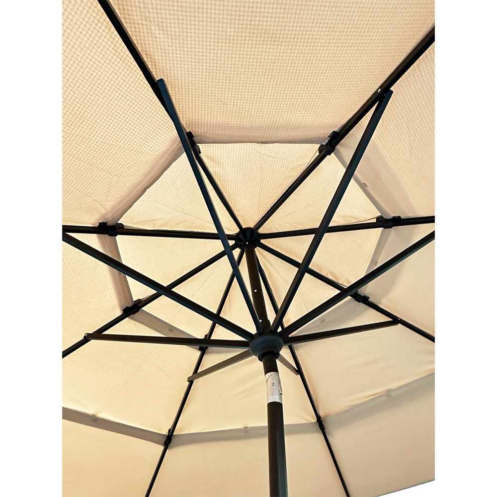 Replacement Canopy for Origin 21 11' Market Umbrella - RipLock 350 - Slate Gray