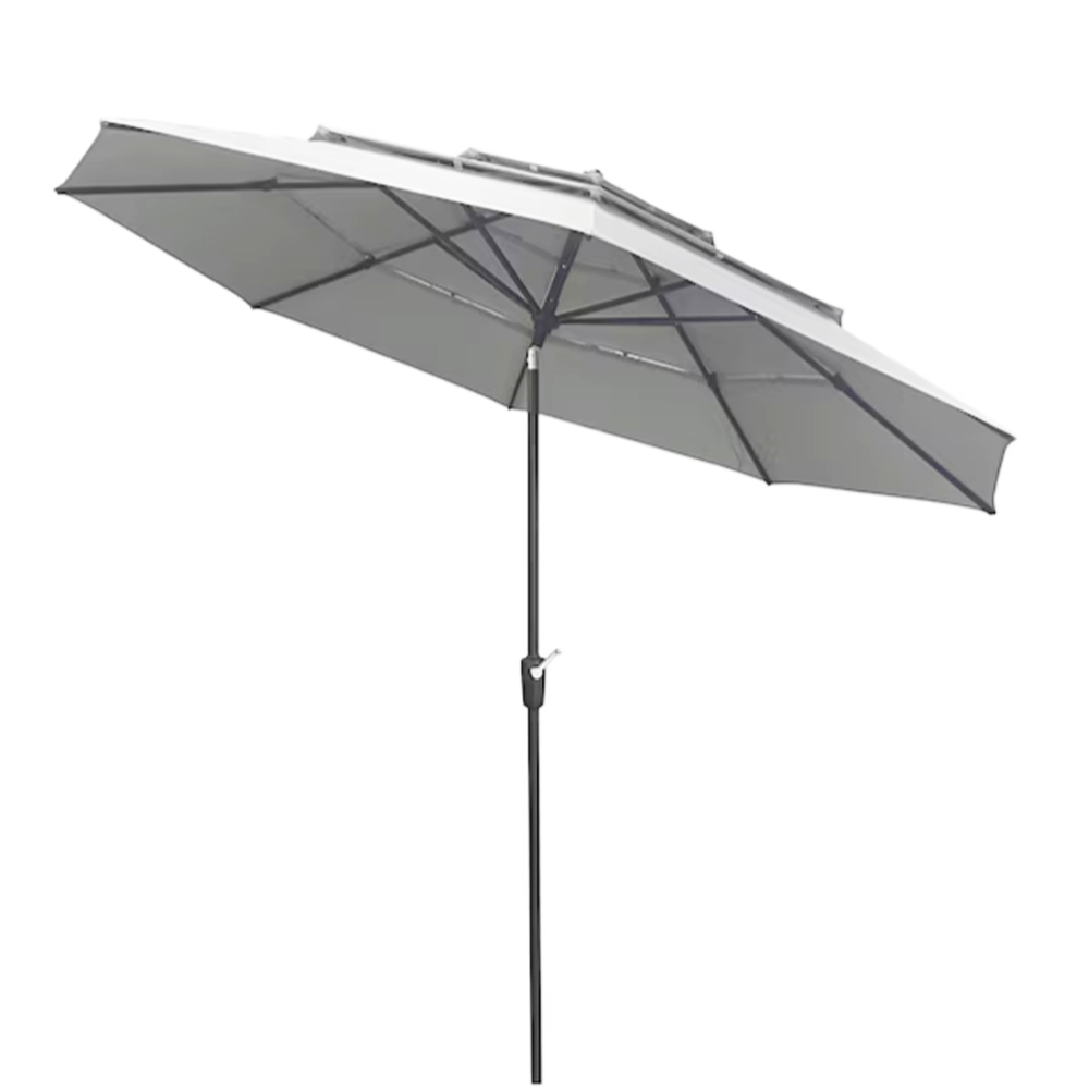 Replacement Canopy for Origin 21 11' Market Umbrella - RipLock 350 - Slate Gray