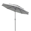 Replacement Canopy for Origin 21 11' Market Umbrella - RipLock 350 - Slate Gray