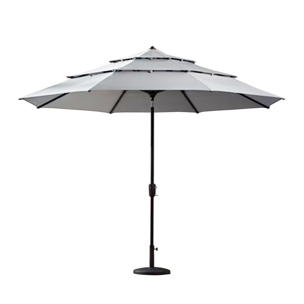 Replacement Canopy for Origin 21 11' Market Umbrella - RipLock 350 - Slate Gray
