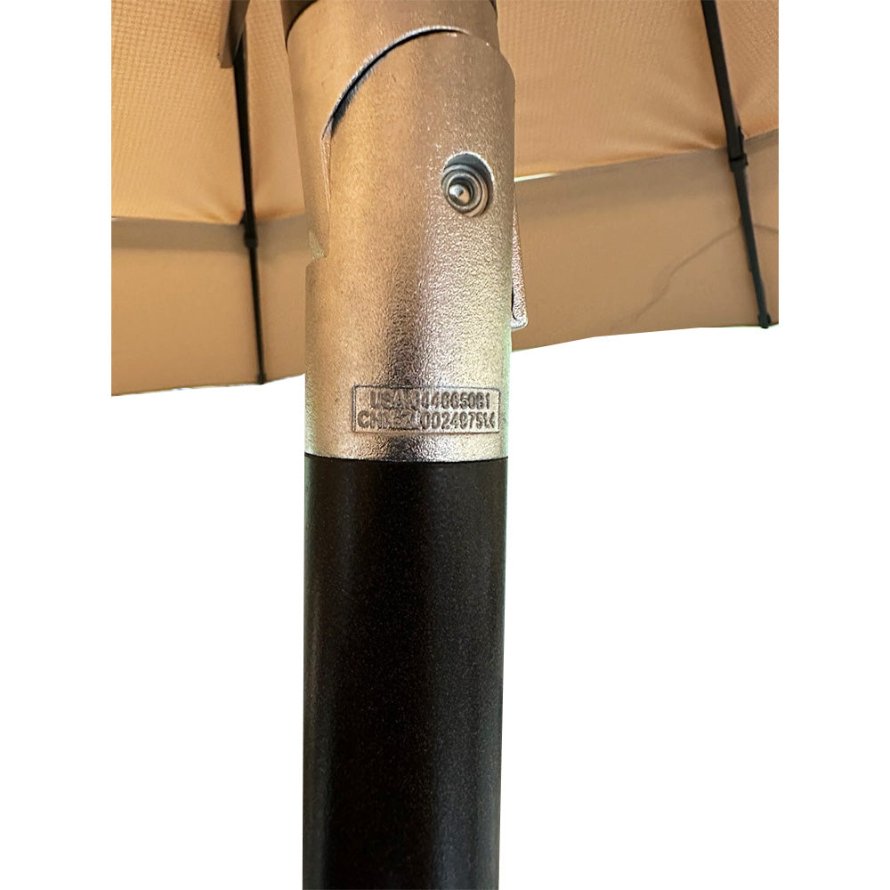 Replacement Canopy for Origin 21 11' Market Umbrella - RipLock 350 - Slate Gray