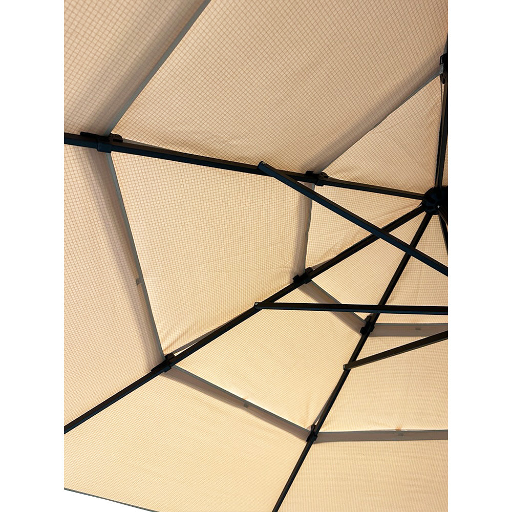 Replacement Canopy for Origin 21 11' Market Umbrella - RipLock 350 - Slate Gray