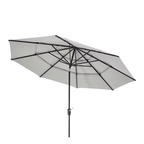 Replacement Canopy for Origin 21 11' Market Umbrella - RipLock 350 - Slate Gray