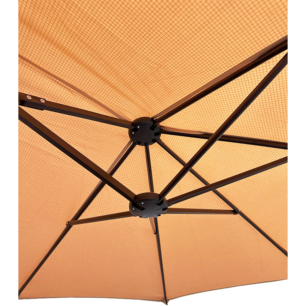Replacement Canopy for Phi Villa Green Party 13' Outdoor Double Sided Patio Umbrella - RipLock 350