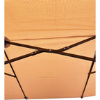 Replacement Canopy for Phi Villa Green Party 13' Outdoor Double Sided Patio Umbrella - RipLock 350