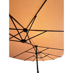 Replacement Canopy for Phi Villa Green Party 13' Outdoor Double Sided Patio Umbrella - RipLock 350
