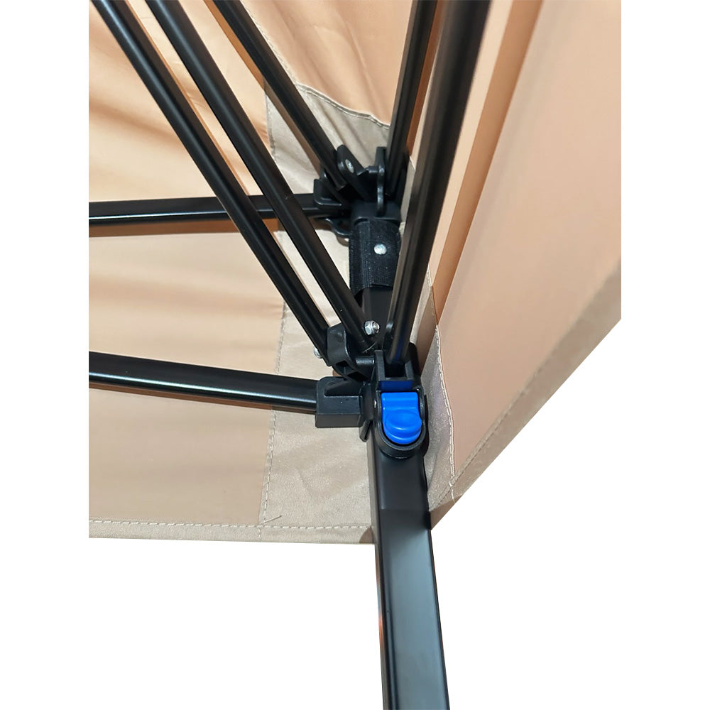 Replacement Canopy for Ozark Trail 12' x 10' Straight Leg Instant Canopy Pop Up - RipLock 350 - Slate Gray