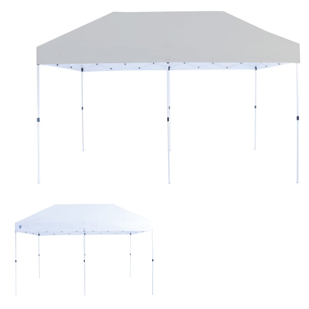 Replacement Canopy for Z-Shade 20' x 10' Rectangle Pop Up - RipLock 350 - Slate Gray